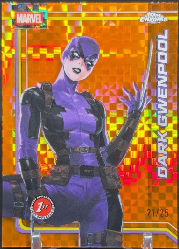 Dark Gwenpool Orange X-Fractor