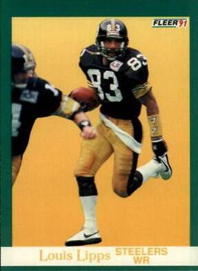 Louis Lipps #163 Football Cards 1991 Fleer