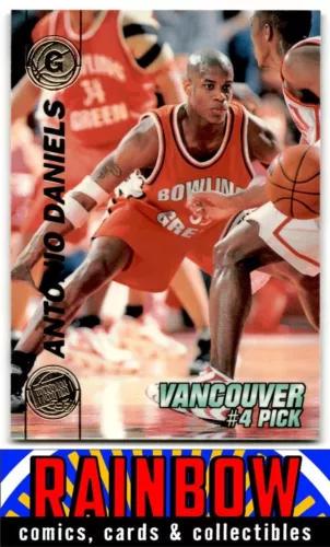 Antonio Daniels #4 Basketball Cards 1997 Press Pass Double Threat