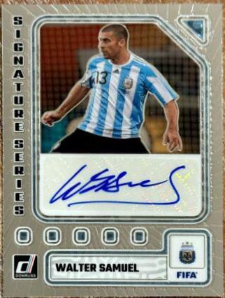 Walter Samuel #SS-WS 2023 Panini Donruss Signature Series Soccer