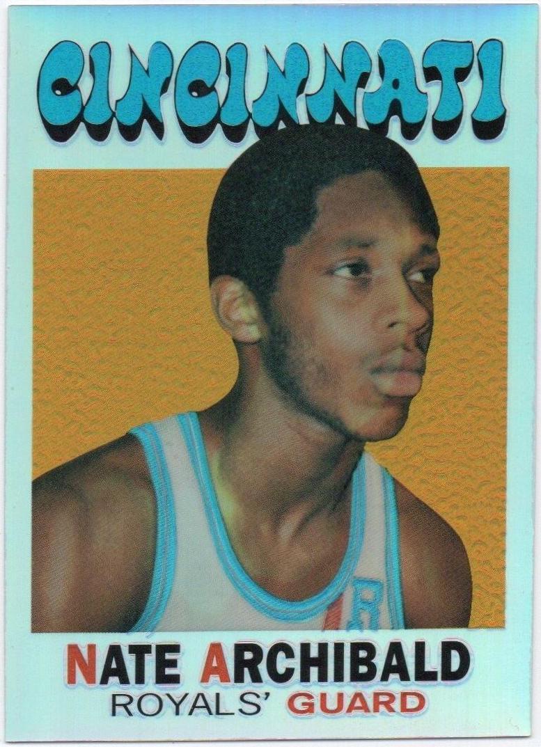 NATE ARCHIBALD #2 Basketball Cards 1996 Stadium Club Finest Reprint