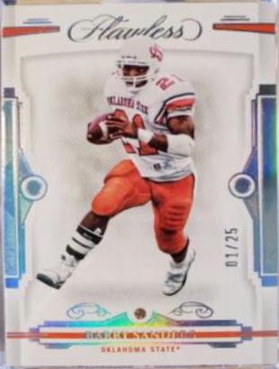 Barry Sanders #8 Football Cards 2022 Panini Flawless Collegiate