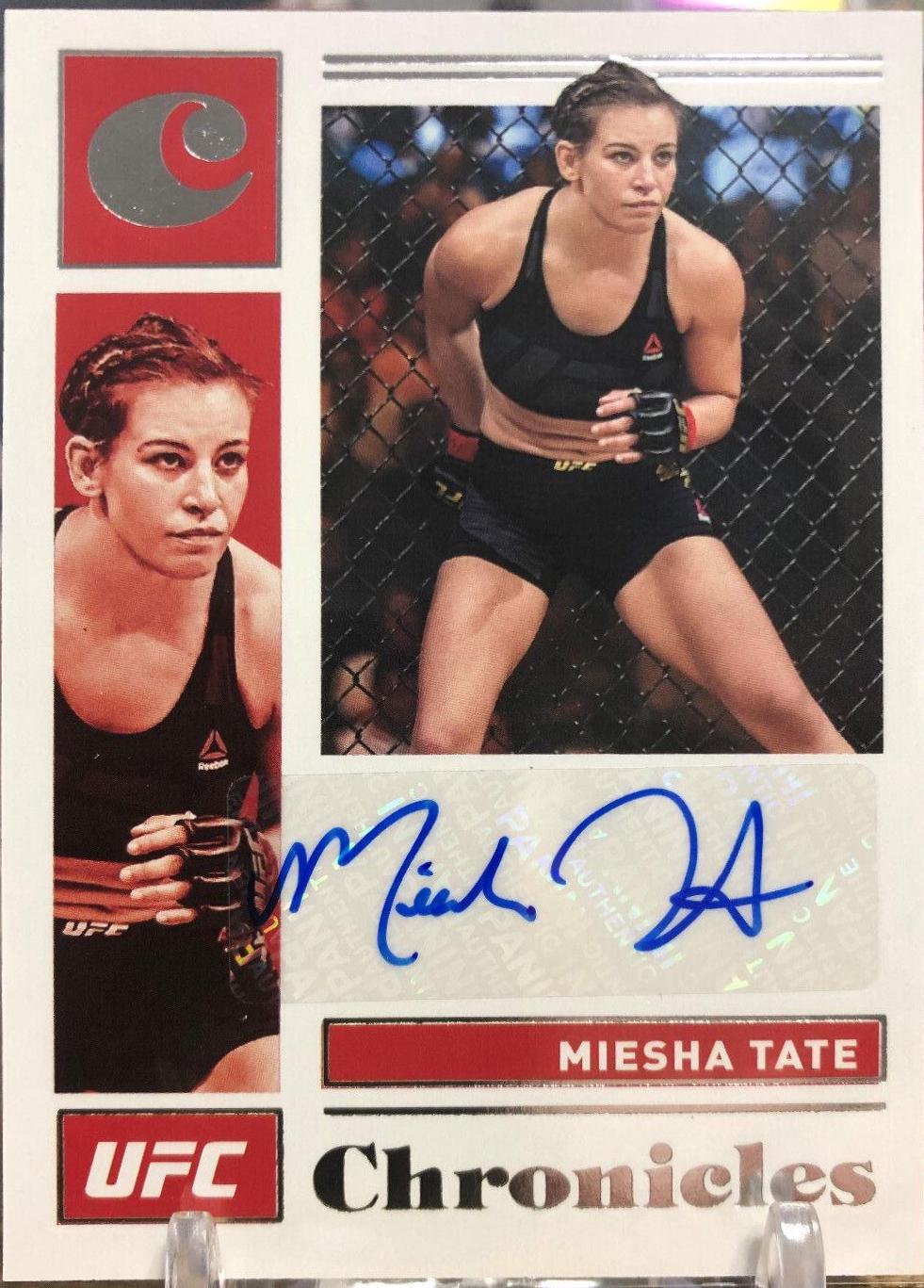 Miesha Tate #CS-MST Ufc Cards 2021 Panini Chronicles UFC Signatures