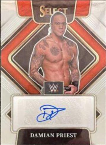 Damian Priest #SG-DPR Wrestling Cards 2022 Panini Select WWE Signatures