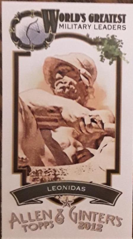 Leonidas #ML-11 Baseball Cards 2012 Topps Allen & Ginter Mini World's Greatest Military Leaders