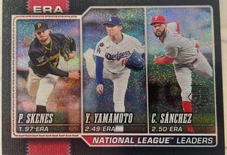 National League Leaders ERA