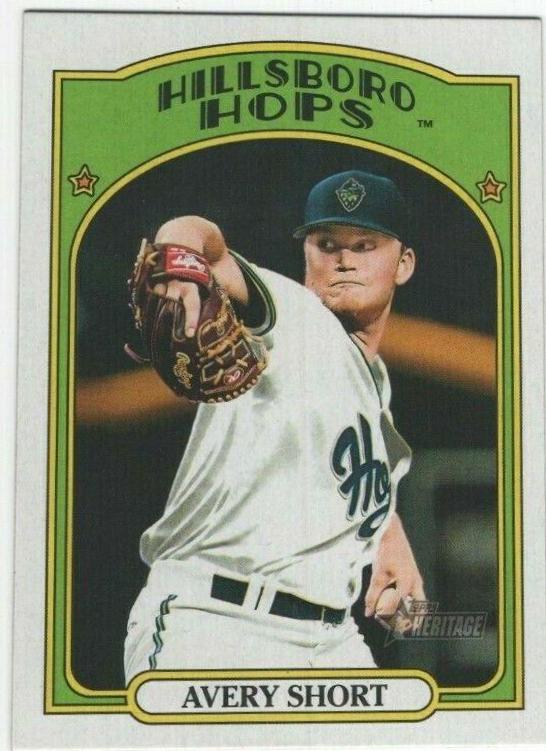Avery Short #46 2021 Topps Heritage Minor League Baseball