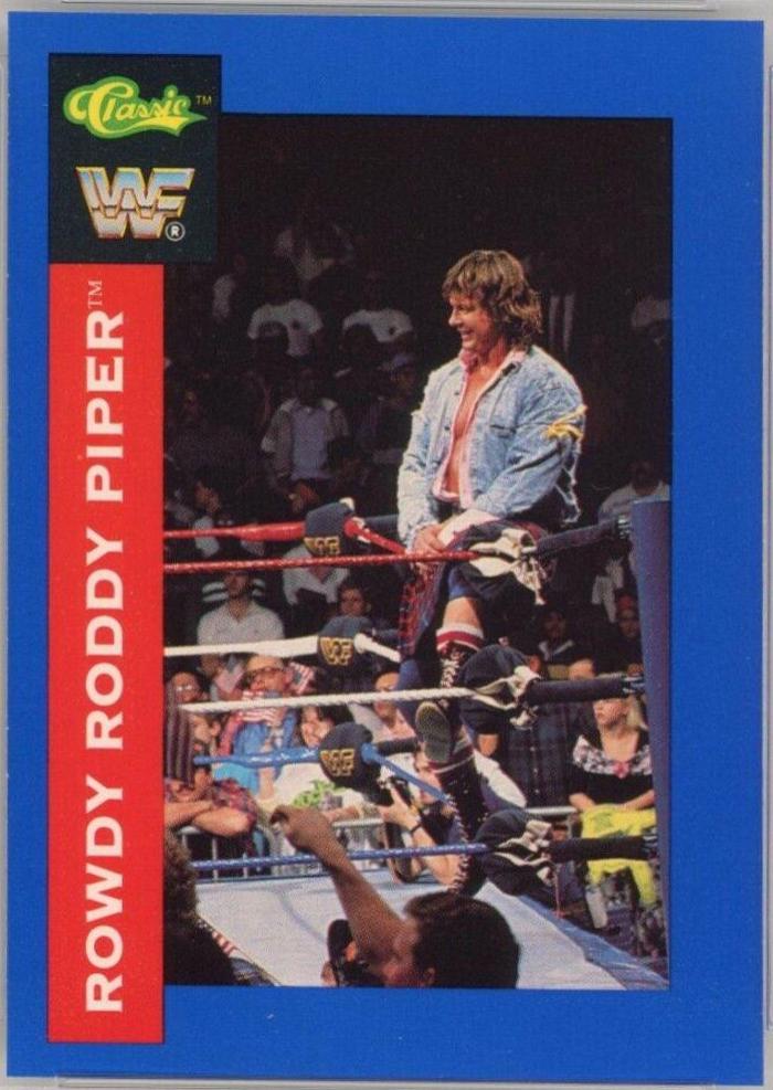 Rowdy Roddy Piper #31 Wrestling Cards 1991 Classic WWF
