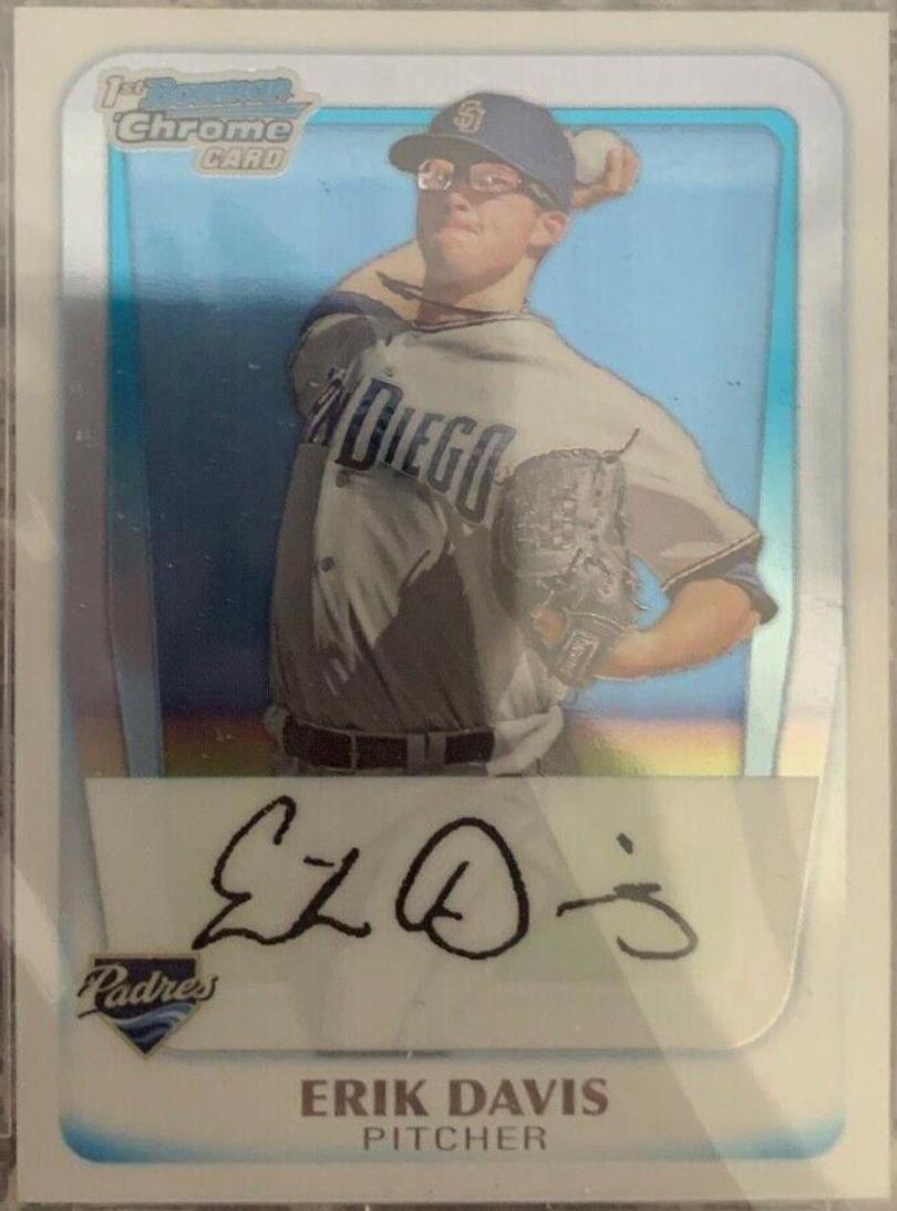 Erik Davis #BCP10 Baseball Cards 2011 Bowman Chrome Prospects