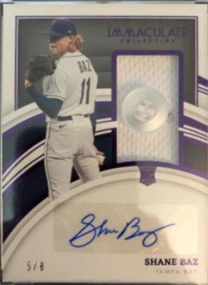 Shane Baz [Patch Autograph Button] #136