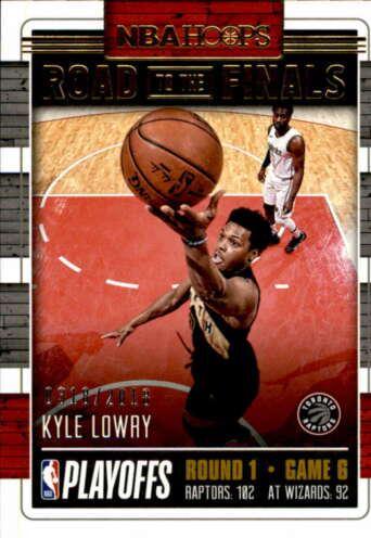 Kyle Lowry #41 Basketball Cards 2018 Panini Hoops Road to the Finals