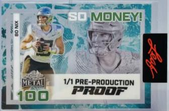 Bo Nix [Water Prismatic] #SM-BN1