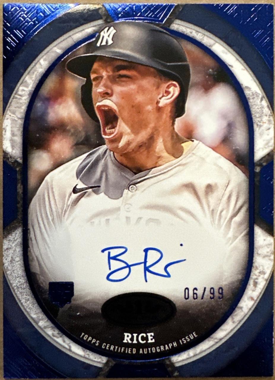 Ben Rice #TOS-BR Prices | 2025 Topps Tier One Shots Autograph ...