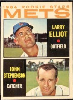 1964 Topps Larry Elliot / John Stephenson #536 card