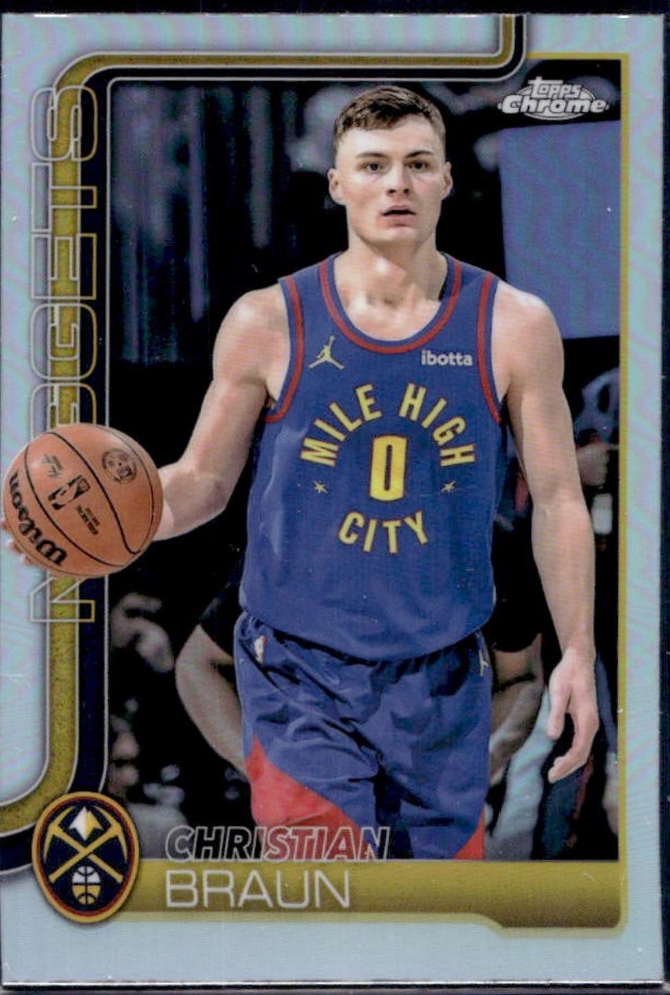 Christian Braun [Refractor] #82 Prices | 2025 Topps Chrome