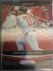 Rafael Devers [Ruby Wave] #18 Baseball Cards 2018 Panini Chronicles Prizm Prices