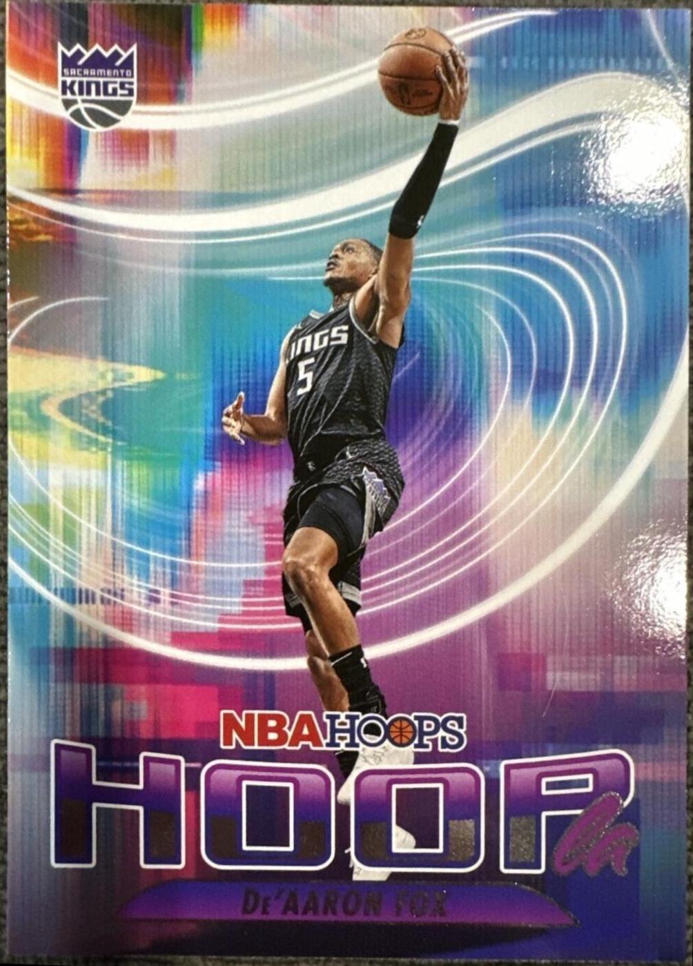 De'Aaron Fox #14 Basketball Cards 2023 Panini Hoops Hoopla