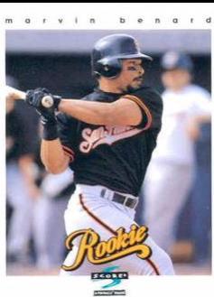 Marvin Benard #325 Baseball Cards 1997 Score