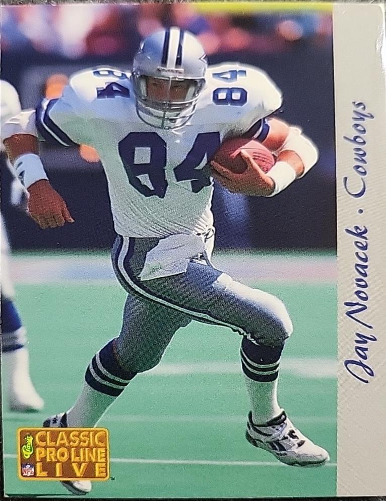 Jay Novacek #61 1993 Classic Pro Line Live Football