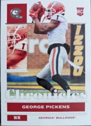 George Pickens #21 Football Cards 2022 Panini Chronicles Draft Picks