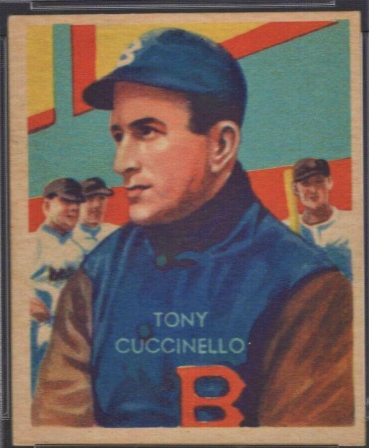 Tony Cuccinello #55 Baseball Cards 1935 Diamond Stars
