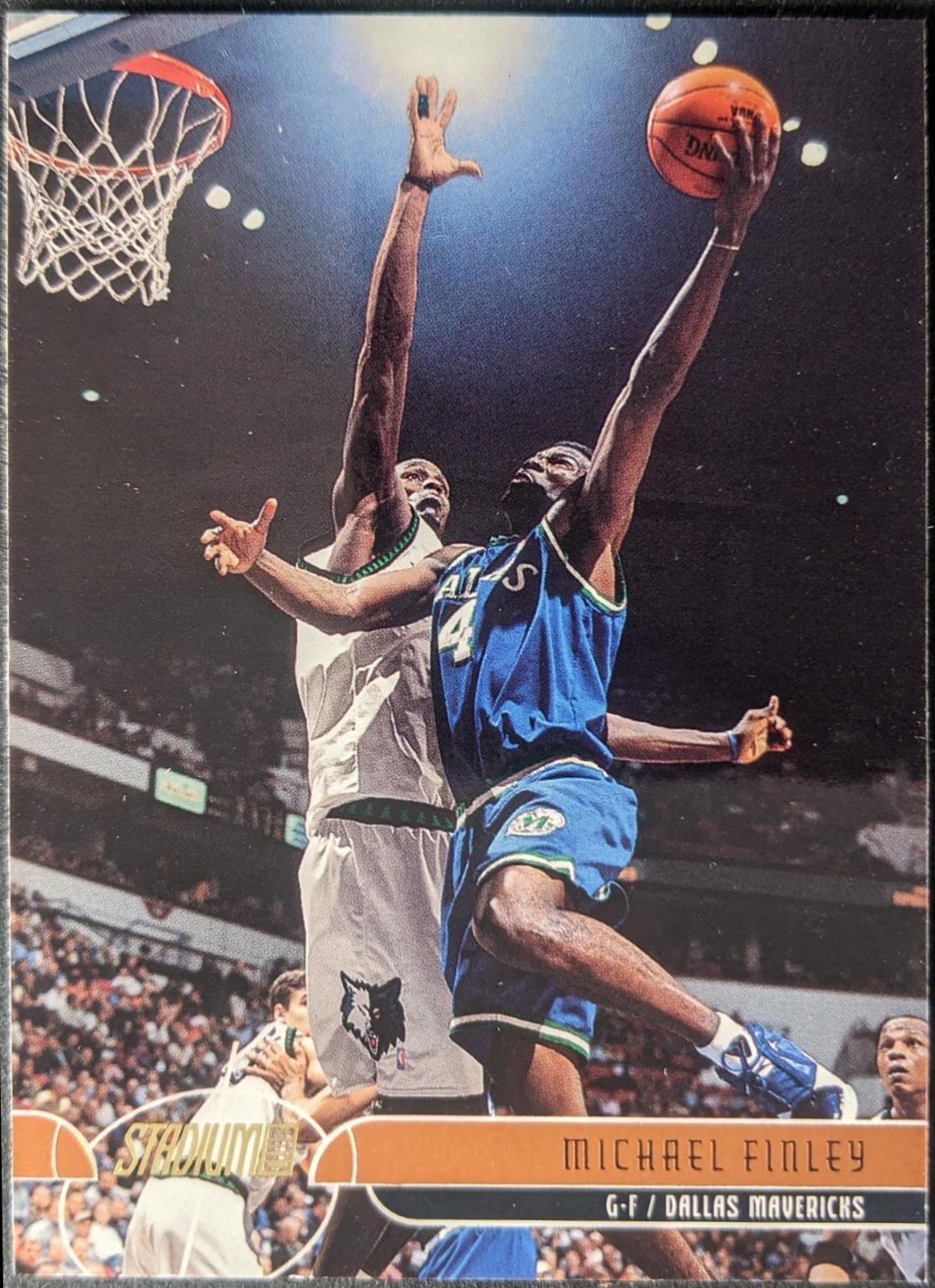 Michael Finley #57 Basketball Cards 2001 Stadium Club