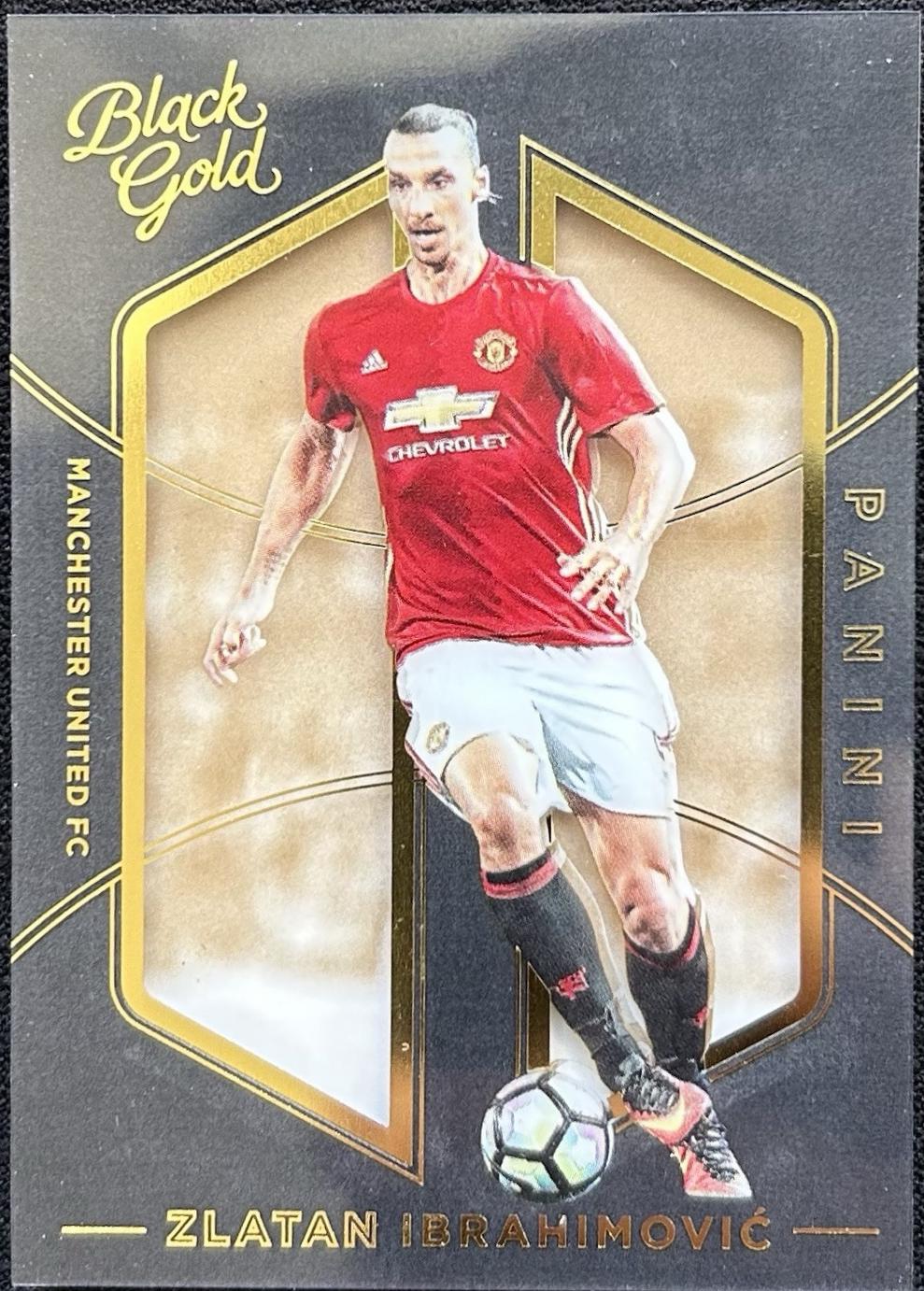 Zlatan Ibrahimovic #71 2016 Panini Black Gold Soccer