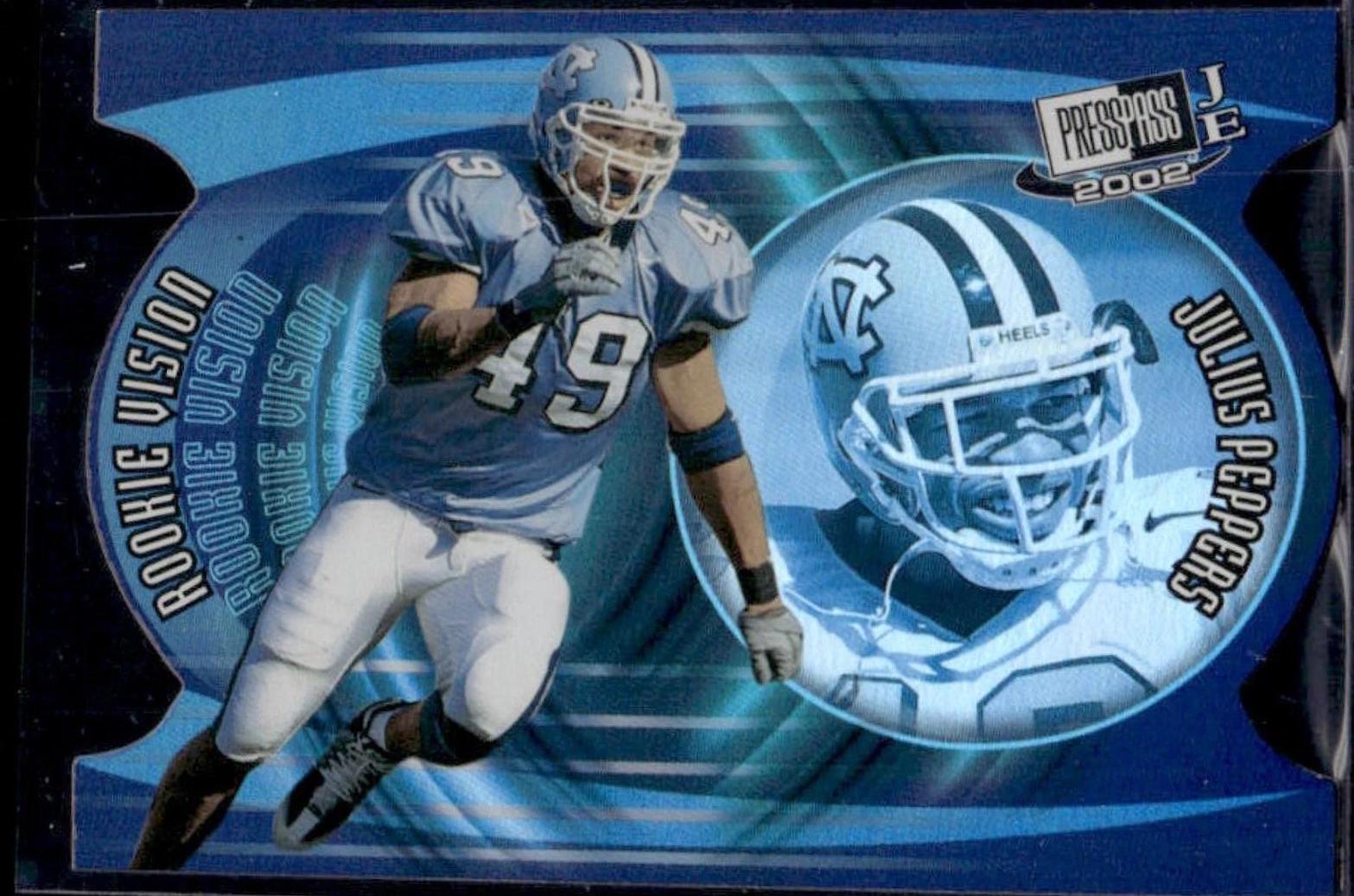 Julius Peppers #RV8 2002 Press Pass Je Football