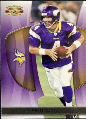 Brett Favre #89 Football Cards 2009 Panini Donruss Gridiron Gear