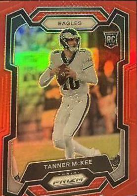 Tanner McKee [Red] #383 Prices | 2023 Panini Prizm | Football Cards