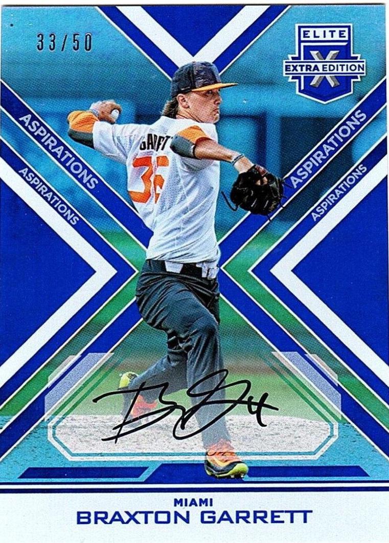 Braxton Garrett [Autograph Aspirations Blue] #7