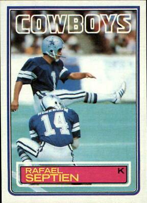 Rafael Septien #52 Football Cards 1983 Topps