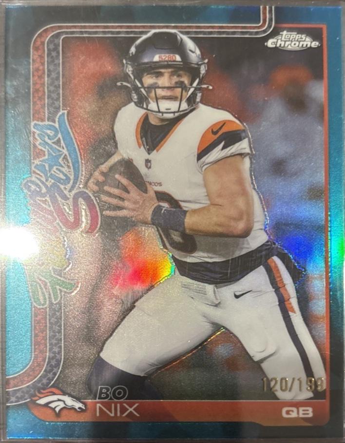 Bo Nix [Aqua Refractor] #FS-15