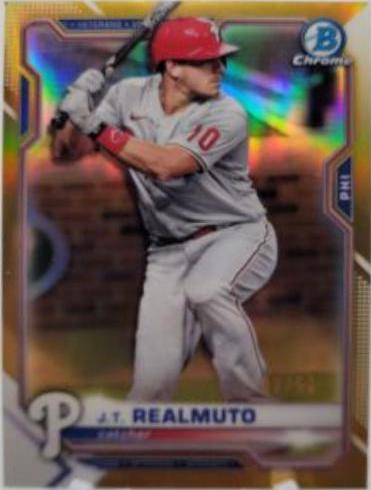 J. T. Realmuto [Gold Refractor] #18