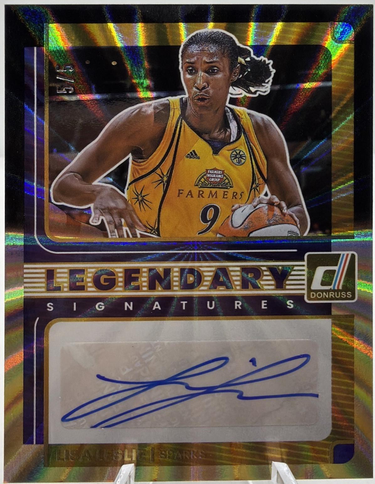 Lisa Leslie [Black Gold Laser] #8