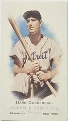 Hank Greenberg [Mini Allen & Ginter Back] #269