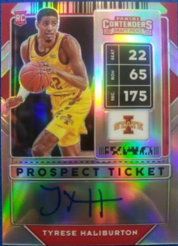 Tyrese Haliburton #61 2020 Panini Contenders Draft Picks Basketball