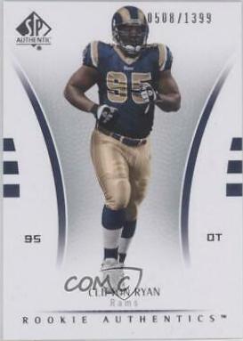 Clifton Ryan #133 2007 Sp Authentic Football
