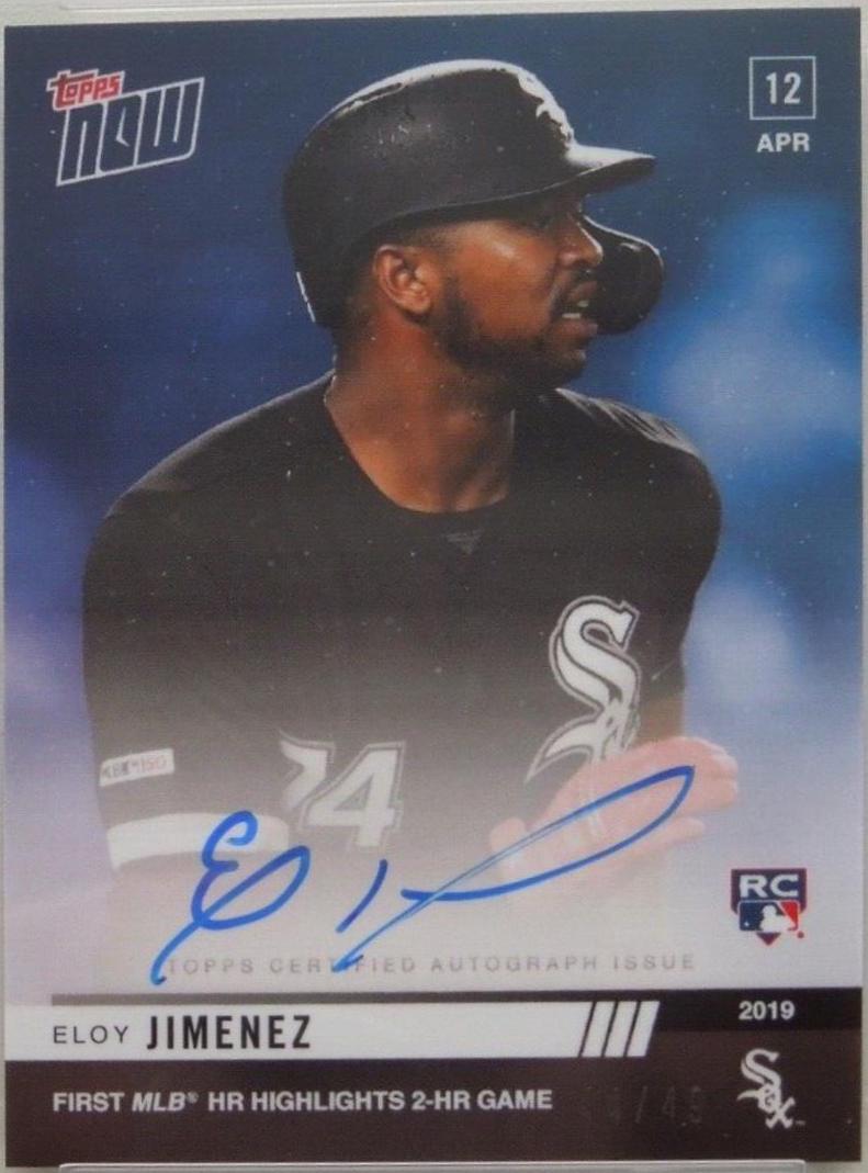 Eloy Jimenez [Autograph Blue] #77B