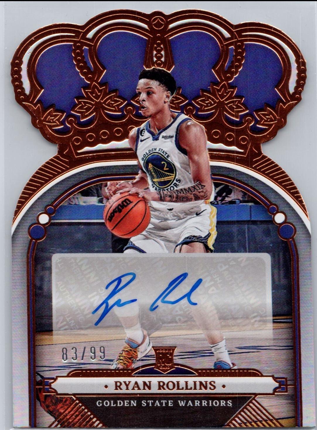 Rollins R Cards Ryan Rollins #RCA-RYR Prices | 2022 Panini Crown Royale Rookie ...