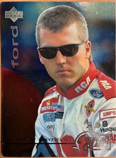 Jeremy Mayfield #RC111 Racing Cards 1996 Upper Deck Road to the Cup NASCAR