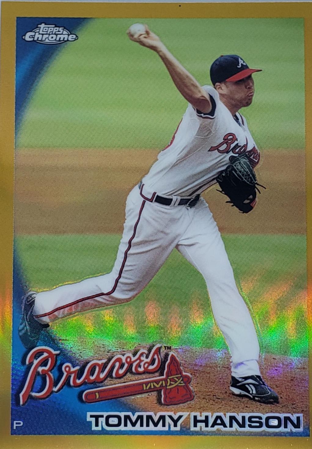 Tommy Hanson [Gold Refractor] #8