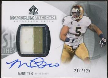 Manti Te'o #184 2013 Sp Authentic Football