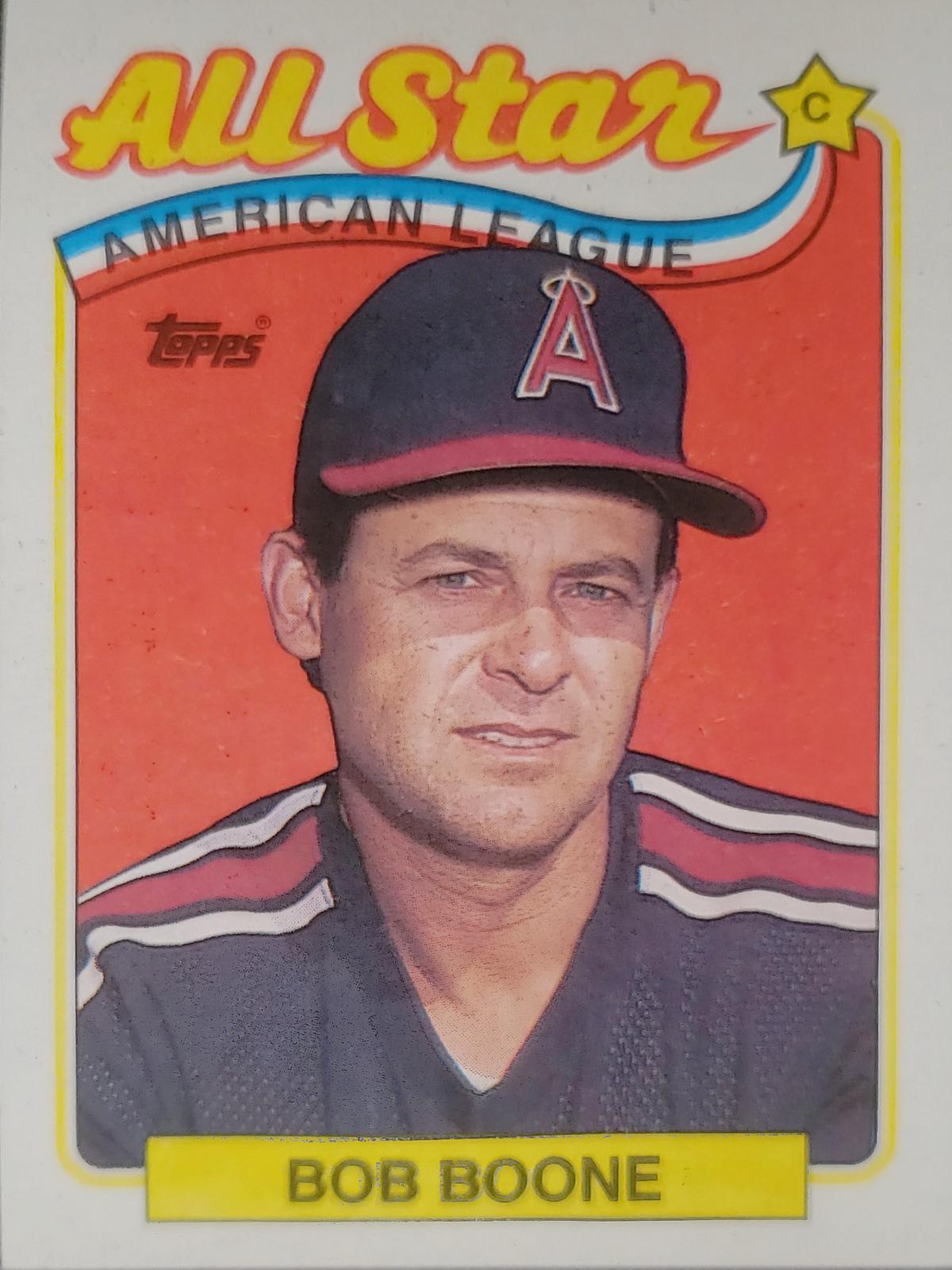 Bob Boone: All Star #404 Baseball Cards 1989 Topps