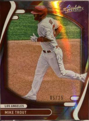 Mike Trout #27 2022 Panini Absolute Baseball