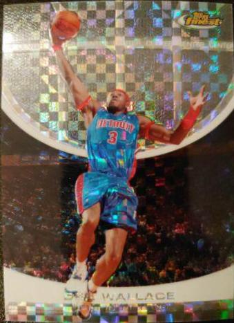 Ben Wallace X Fractor #3 Basketball Cards 2005 Finest