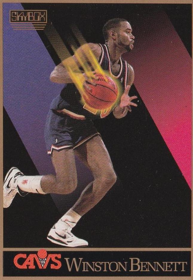 Winston Bennett #48 Basketball Cards 1990 Skybox