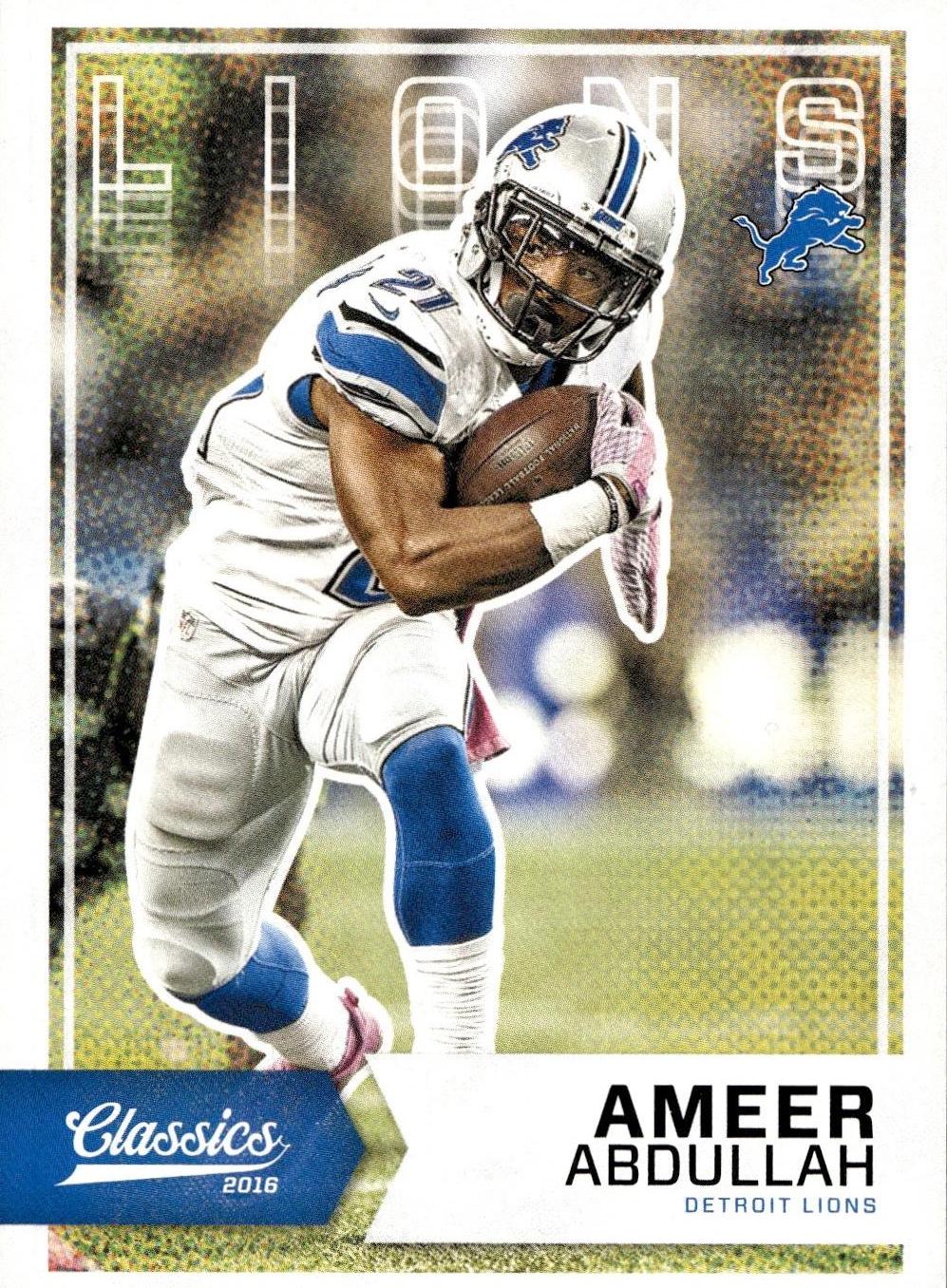 Ameer Abdullah #64 2016 Panini Classics Football