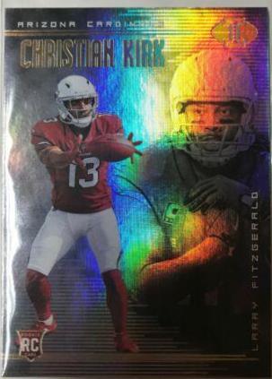 Christian Kirk, Larry Fitzgerald #5 Football Cards 2018 Panini Illusions