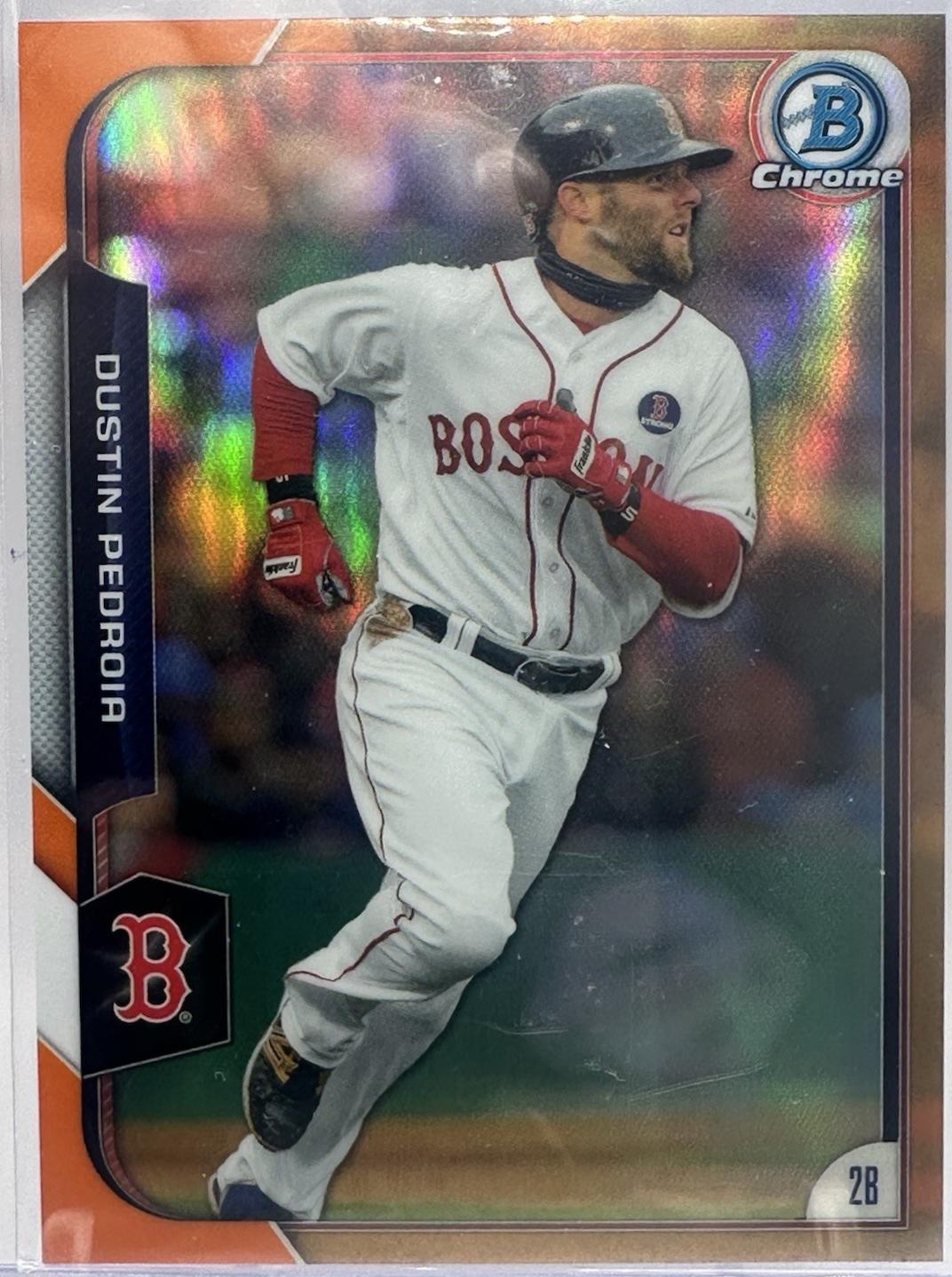 Dustin Pedroia [Orange Refractor] #136